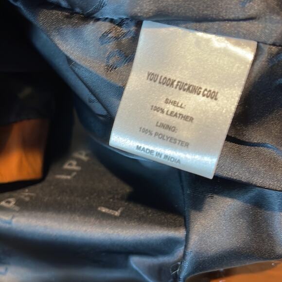 LPA The Label Ophelia 100% Leather Midi Dress Brown Women’s Size XS NWT - Picture 11 of 12